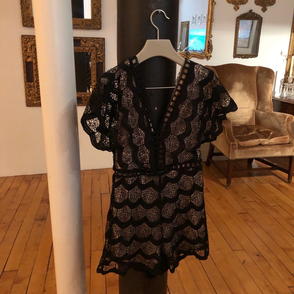 OBO Black Lace Romper